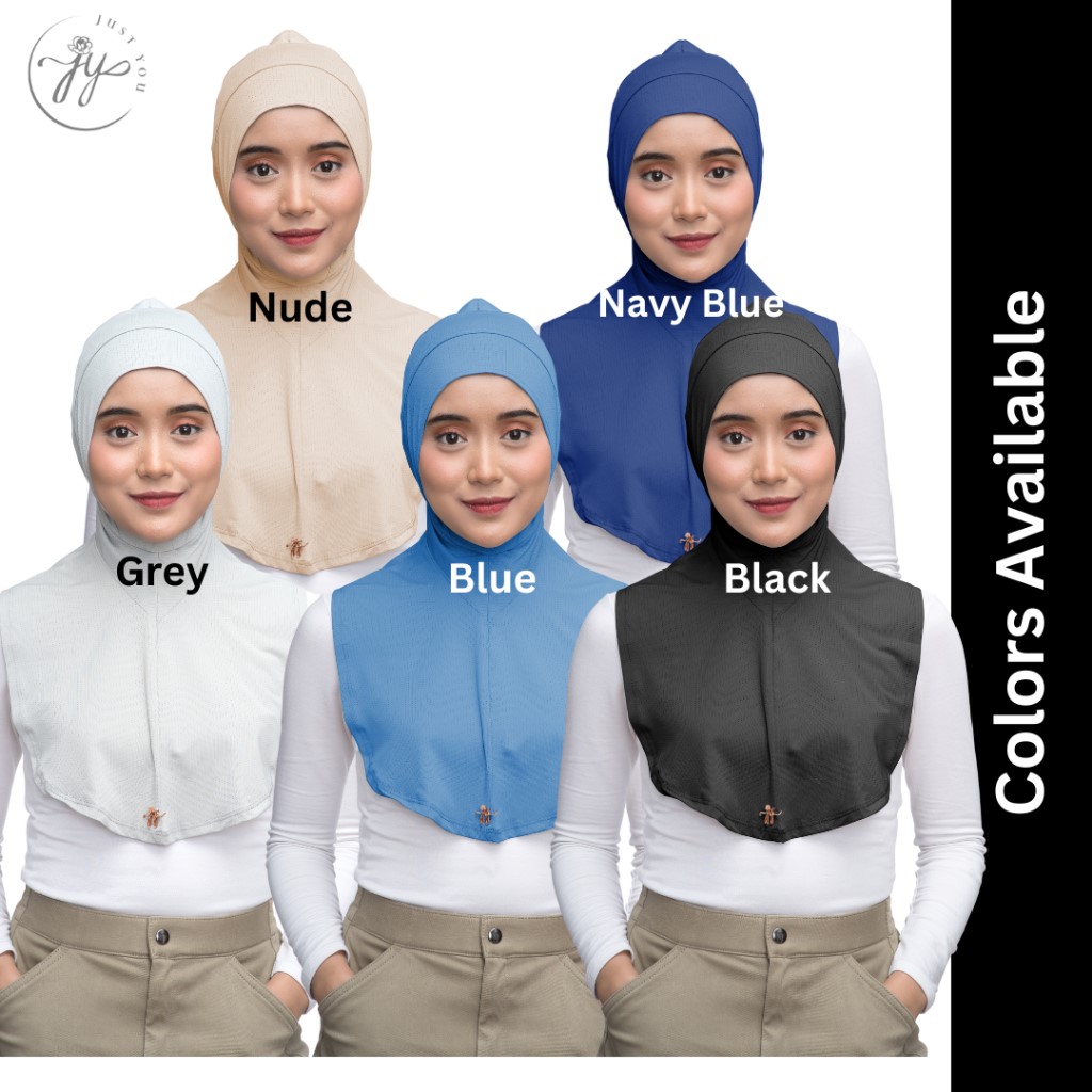 Just You Sport Hijab Hiking / Sport Quick Dry Lightweight Hijab Jersey (Sport Hijab) - Image 2
