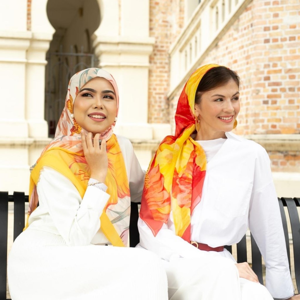 Just You d'Hati Cotton Voile Square Scarf (Square) - Image 2