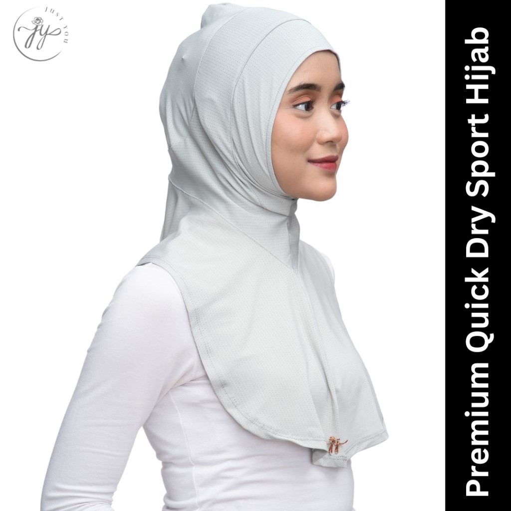 Just You Sport Hijab Hiking / Sport Quick Dry Lightweight Hijab Jersey (Sport Hijab)
