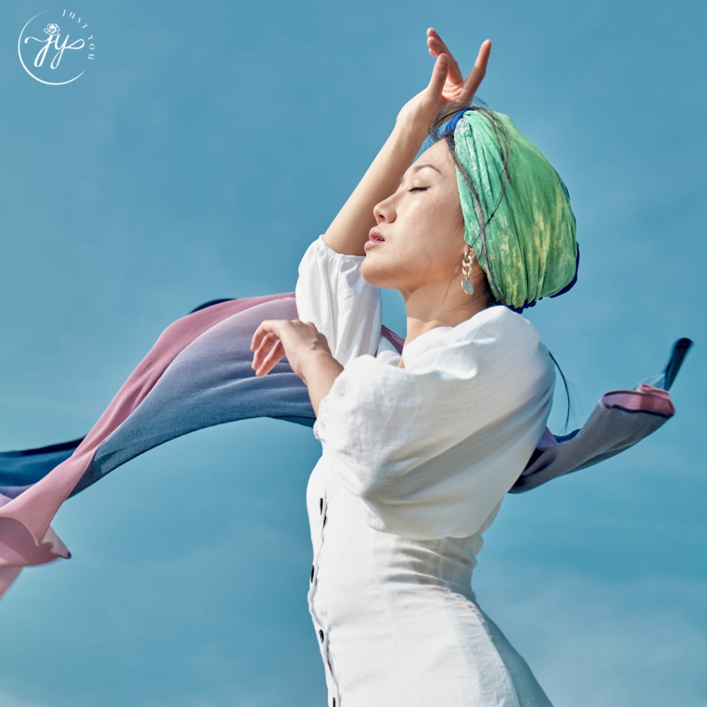 Just You Chiffon Pleated Turban - Langit Collection (Pleated Turban) - Image 4