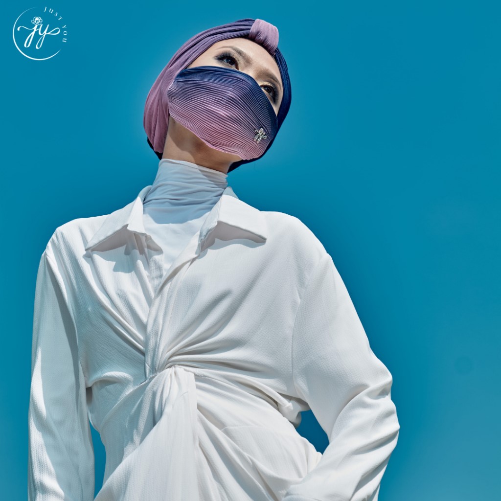 Just You Chiffon Pleated Turban - Langit Collection (Pleated Turban) - Image 3