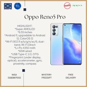 [RS] Oppo Reno 5 Pro (12+256gb)