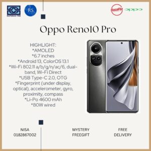 [RS] OPPO RENO 10 PRO 5G 12+256GB
