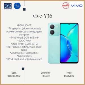 [RS] VIVO Y36 8+256 GB
