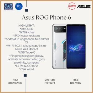 [RS] Asus Rog phone 6 (16+512gb)