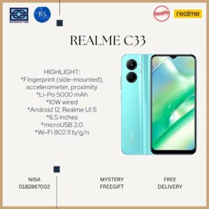 [RS] REALME C33 4+128GB