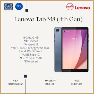 [RS] Lenovo M8 8" (4th Gen) 2024/TB-301XU (4+64gb)