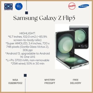[RS] Samsung Galaxy Z Flip 5 5G (8+256gb) | (8+512gb)