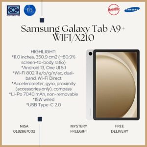 [RS] Samsung Galaxy Tab A9+ WiFi/x210 (4+64gb)