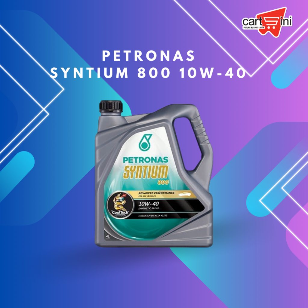 PROMO ENGINE OIL PETRONAS Syntium 800 10W-40 SEMI SYNTHETIC (Exclude Postage)