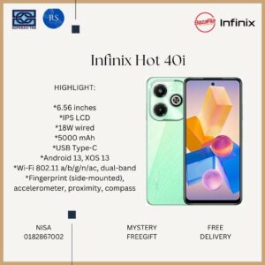 [RS] Infinix Hot 40i/x6528 (8+256gb)