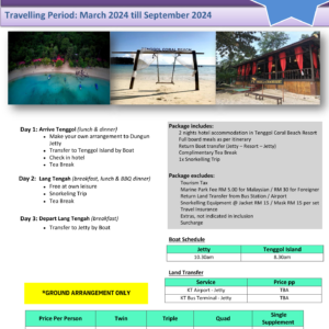 Coral Snorkeling ( 3 HARI 2 MALAM )