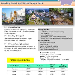 Discover Sarawak ( 3 HARI 2 MALAM )