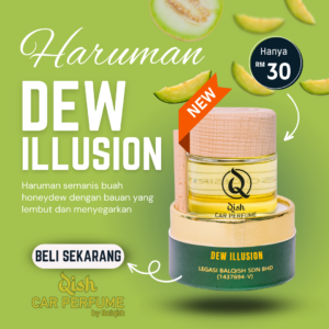 QISH CAR PERFUME - DEW ILLUSION