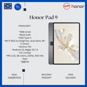 [RS] Honor Pad 9 WiFi (8+256gb) | Honor Pad 9 5G (8+256gb)