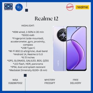 [RS] Realme 12 5G (8+256gb) | (8+512gb)