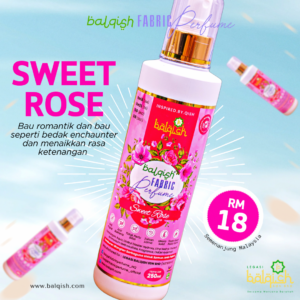 BALQISH FABRIC PERFUME - SWEET ROSE