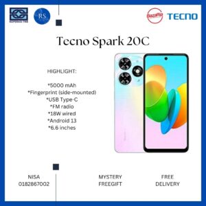 [RS] Tecno Spark 20c (4+256gb)