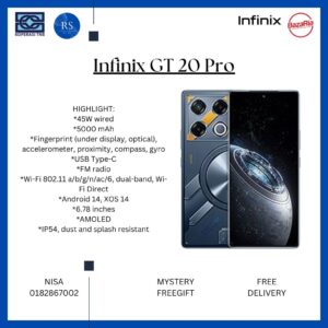 [RS] Infinix GT 20 Pro 5G/x6871 (8+256gb)
