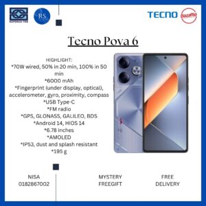 [RS] Tecno Pova 6 (12+256gb)