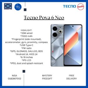 [RS] Tecno Pova 6 Neo (8+256gb)