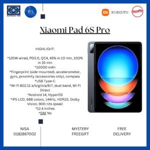 [RS] Xiaomi Pad 6s Pro WiFi (8+256gb)