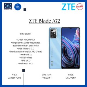 [RS] ZTE Blade A72 5G (4+128gb)
