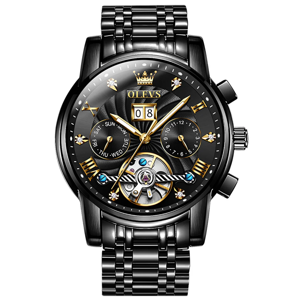 Olevs Tourbillon Automatic Style Watch