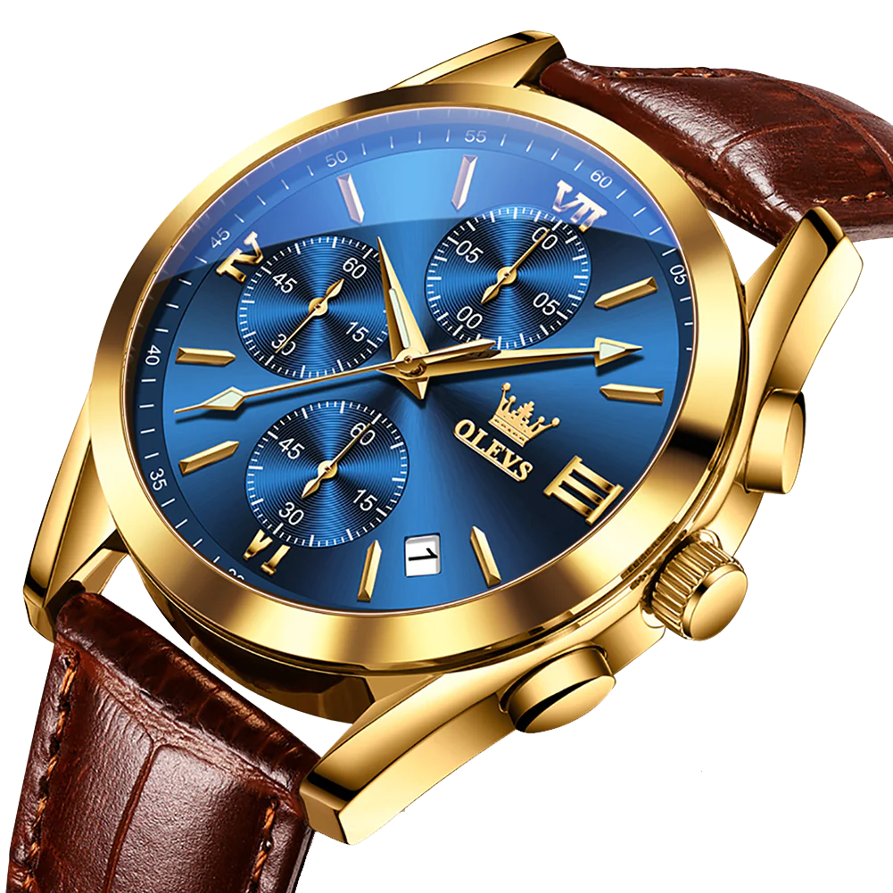 Olevs Grand Lumino Chronograph 40 - Imej 2