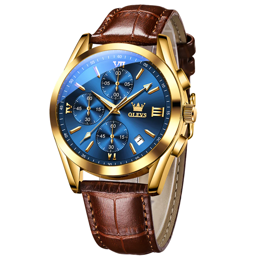 Olevs Grand Lumino Chronograph 40 - Imej 3