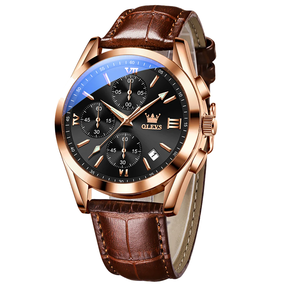 Olevs Grand Lumino Chronograph 40 - Imej 3