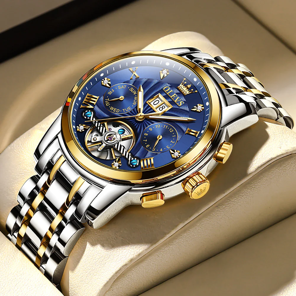 Olevs Tourbillon Automatic Style Watch - Image 2