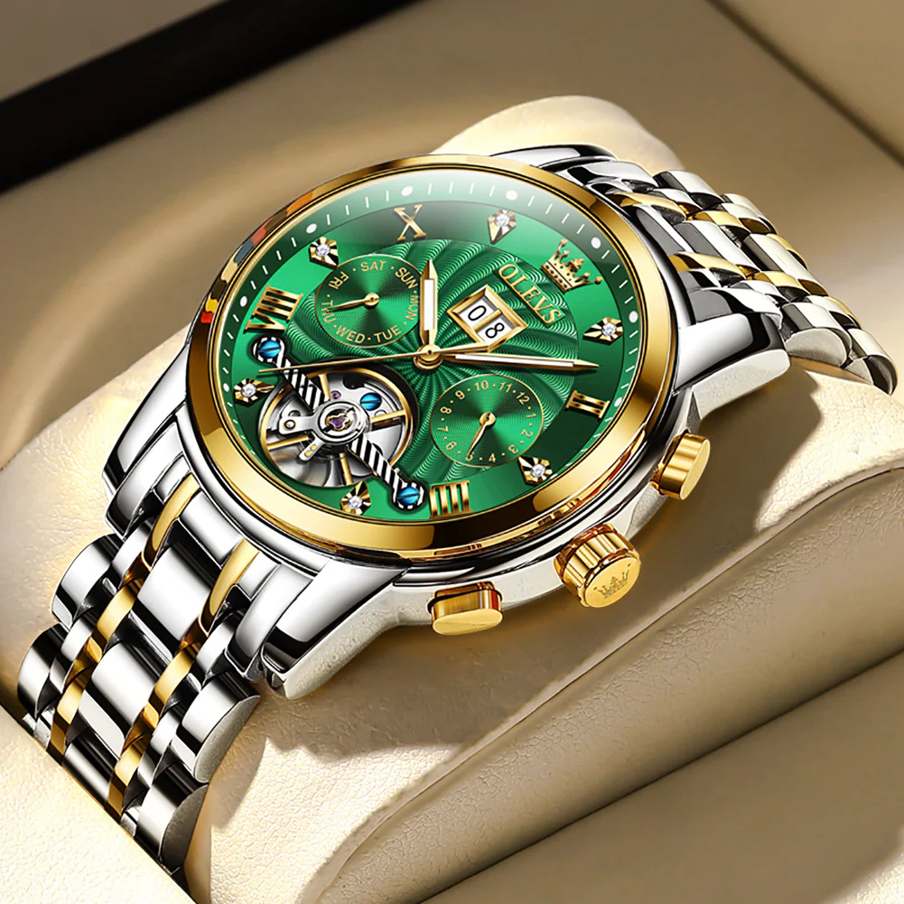 Olevs Tourbillon Automatic Style Watch - Image 2