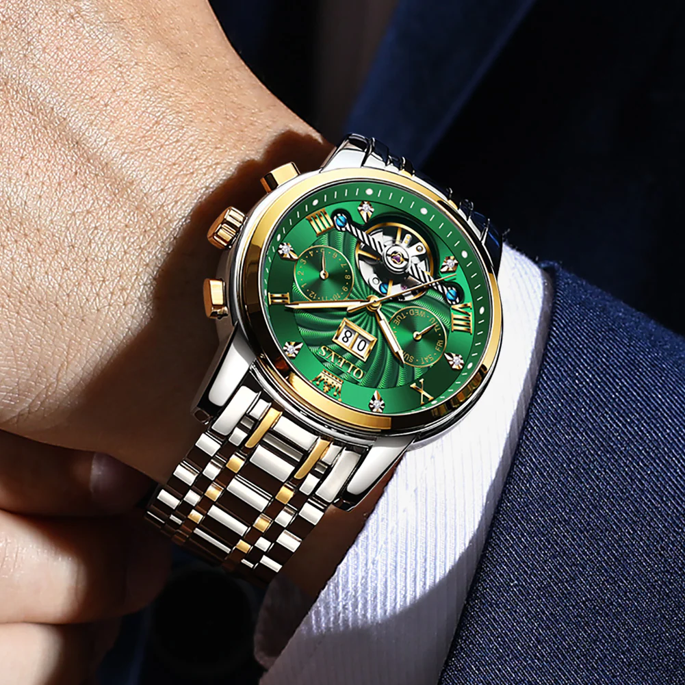 Olevs Tourbillon Automatic Style Watch - Image 3