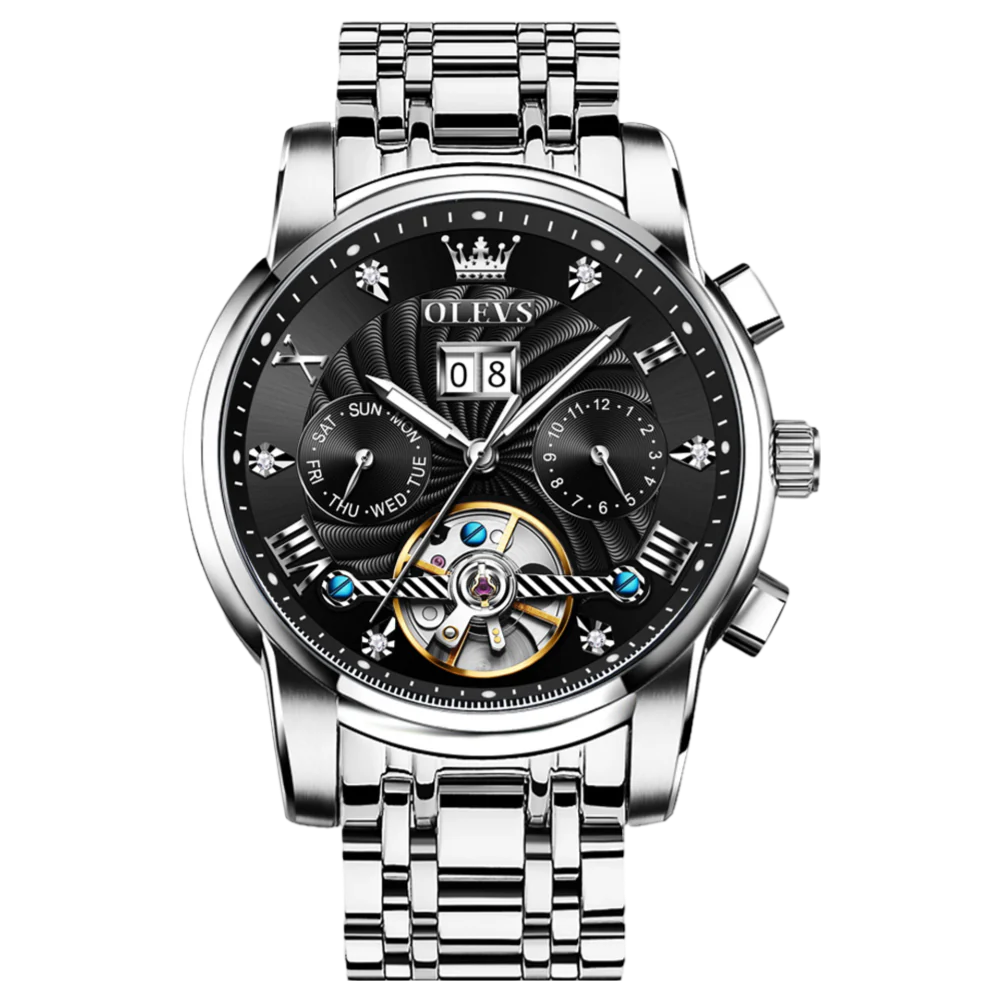 Olevs Tourbillon Automatic Style Watch