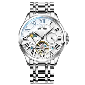 Olevs Mechaniq Tourbillion Automatic Style Watch