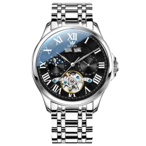Olevs Mechaniq Tourbillion Automatic Style Watch