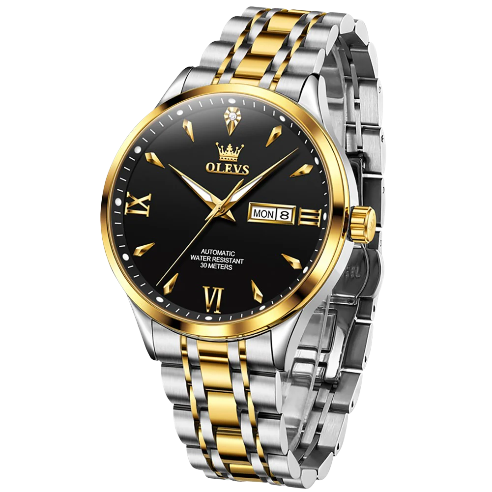 Olevs Classic Mechaniq Automatic Style Watch - Image 2