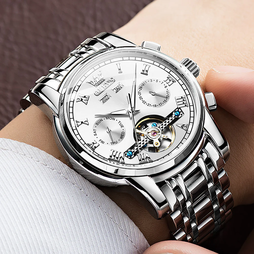 Olevs Mechaniq Automatic Style Watch - Image 2