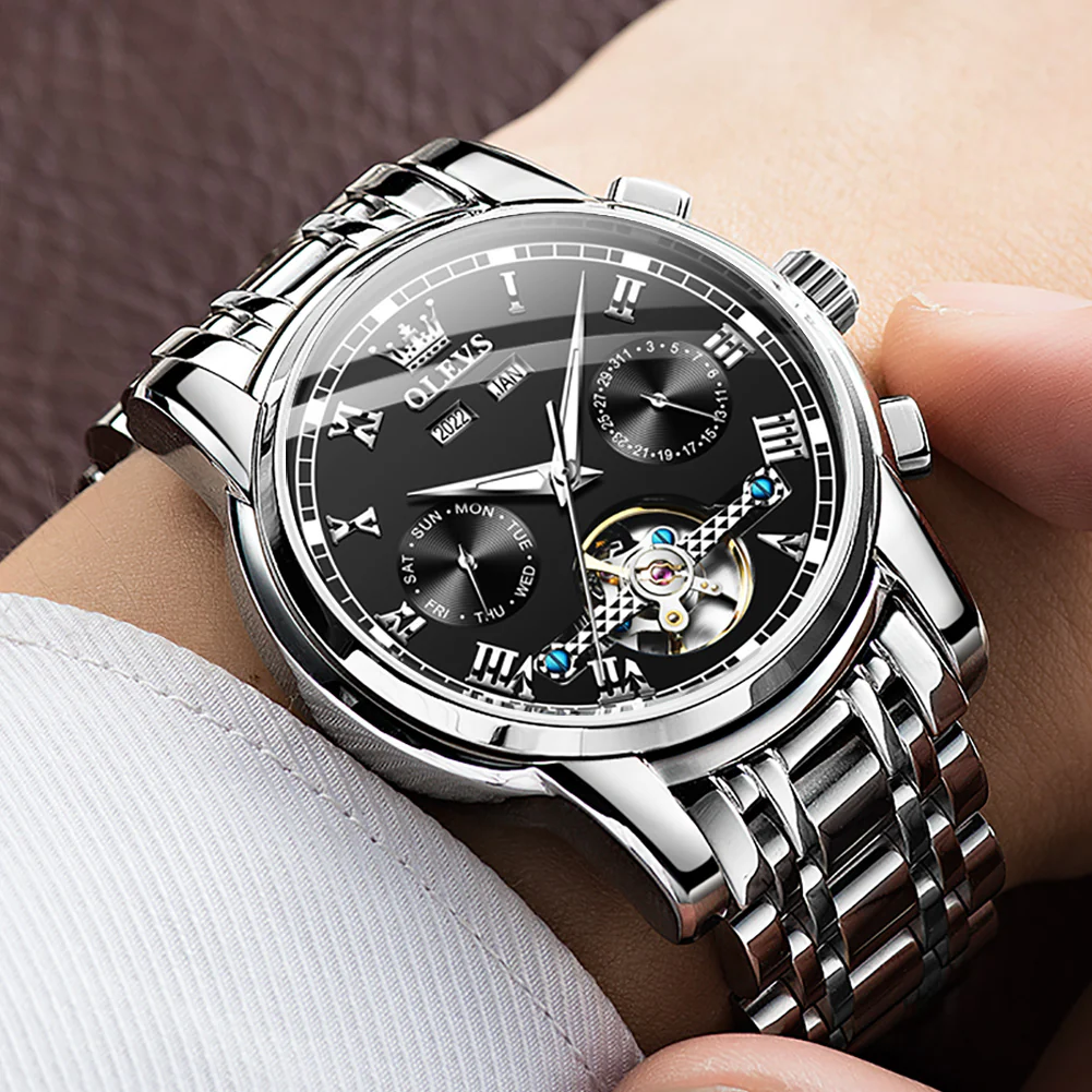Olevs Mechaniq Automatic Style Watch - Image 2
