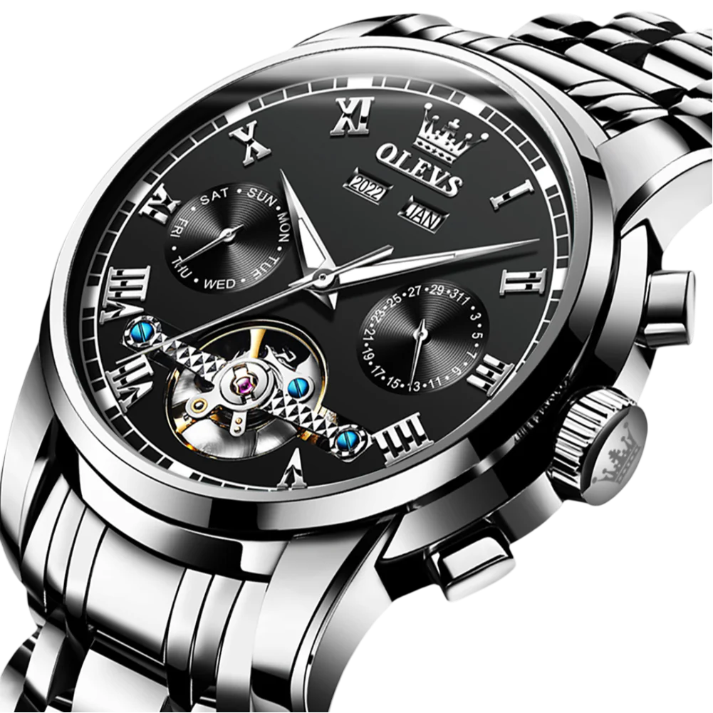 Olevs Mechaniq Automatic Style Watch - Image 3