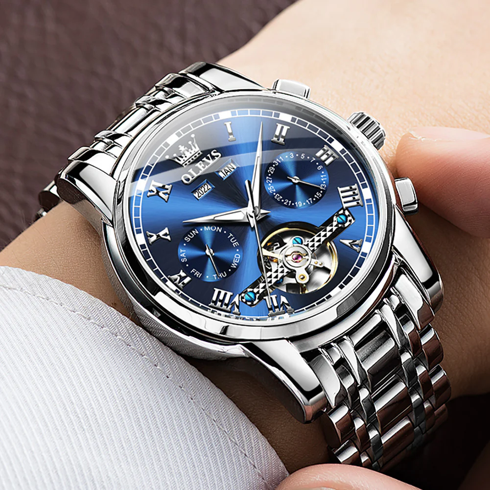 Olevs Mechaniq Automatic Style Watch - Image 3
