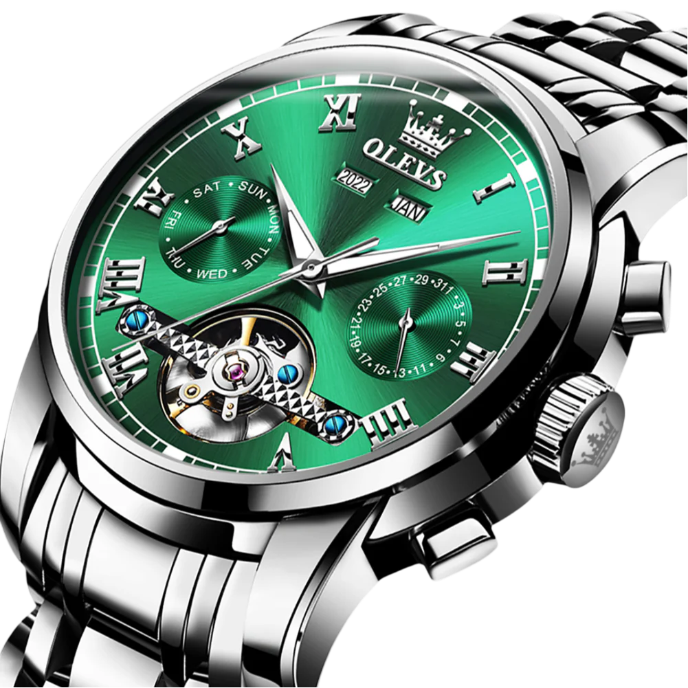 Olevs Mechaniq Automatic Style Watch - Image 3
