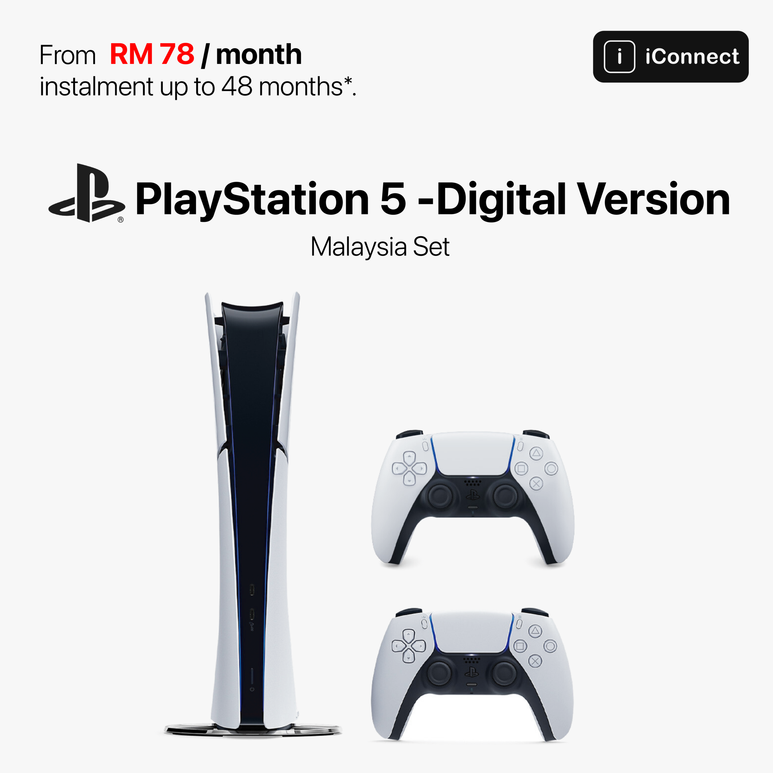 SONY PlayStation 5 (PS5) Console – Digital Version