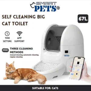Smart Pets Self Cleaning Big Cat Toilet