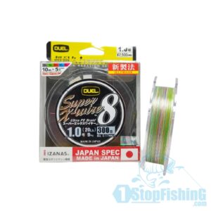 BRAID LINE, DUEL SUPER X-WIRE X8 (MULTICOLOR) 300M