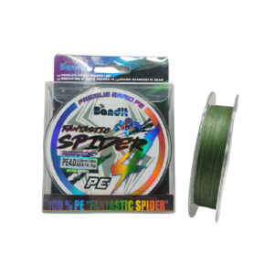 BRAIDED LINE, BANDIT FANTASTIC SPIDER X4 (150M) MOSS GREEN