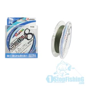 BRAIDED LINE, EUPRO SALTY 8 FISHING LINE (300M) GREEN