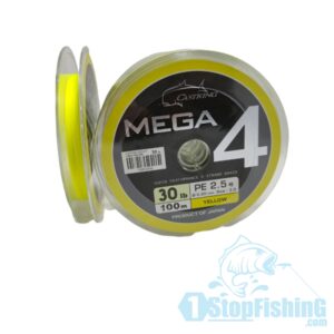 CASTKING MEGA X4 BRAIDED LINE (FLUO YELLOW)