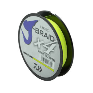 DAIWA J-BRAIDED X4 FISHING LINE YELLOW (135M)